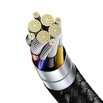 Baseus-kabel Display PD USB-C – USB-C 1,0 m svart 100W