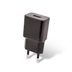 Setty laddare 1x USB 2,4A svart + USB-C-kabel 1,0 m NY