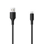 Setty kabel USB – microUSB 1,0 m 1A svart NY