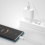 XO-kabel NB-Q190B PD USB-C – USB-C 2,0 m 60W vit