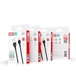 XO-kabel NB200 USB – Lightning 1,0 m 2,1A vit