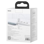 Baseus väggladdare Super Si PD 25W 1x USB-C vit + USB-C – USB-C-kabel