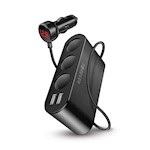 För evigt biluttagsdelare 2xUSB 2,4A