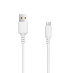 Setty USB-kabel – microUSB 1,0 m 2A vit NY