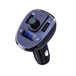 XO-sändare FM BCC05 Bluetooth MP3 bil-laddare 18W svart
