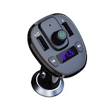 XO-sändare FM BCC05 Bluetooth MP3 bil-laddare 18W svart