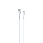 Devia kabel Kintone EC145 USB – USB-C 1,0 m 2,1A vit