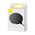 Baseus trådlös laddare Digital LED 2 15W svart
