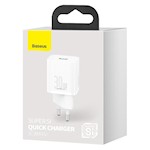 Baseus väggladdare Super Si PD 30W 1x USB-C vit