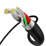 Baseus-kabel Superior USB – microUSB 2,0 m 2,0A svart