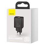 Baseus väggladdare Super Si PD 30W 1x USB-C svart