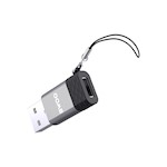 BWOO Adapter USB-C – USB Grå OTG BZ-38