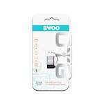 BWOO Adapter USB-C – USB Grå OTG BZ-38