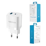 För evigt TC-05-33AC GaN PD QC-laddare 1x USB-C 1x USB 33W vit