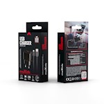 Maxlife MXTC-01 laddare 1x USB 2.1A svart + microUSB-kabel