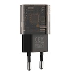 XO Clear väggladdare CE05 PD 30W QC 3.0 18W 1x USB 1x USB-C brun