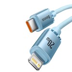 Baseus sladd Crystal Shine USB-C – Lightning 1,2 m 20W himmelsblå