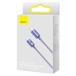 Baseus sladd Crystal Shine USB-C – USB-C 1,2 m 100W lila