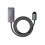 Baseus bilopladdare Share Together 2in1 PD 120W 2x USB 2x USB-C grå