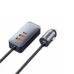 Baseus bilopladdare Share Together 2in1 PD 120W 2x USB 2x USB-C grå