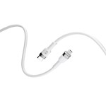 För alltid flexibel kabel USB-C – Lightning 2,0 m 20W vit