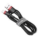 Baseus sladd Cafule USB – Lightning 1,0 m 2,4A röd-svart