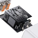 Baseus väggladdare Kompakt PD 30W 1x USB-C 2x USB vit