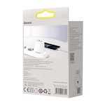 Baseus väggladdare Kompakt PD 30W 1x USB-C 2x USB vit
