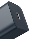 Baseus väggladdare Super Si PD 20W 1x USB-C blå + USB-C – Lightning-kabel