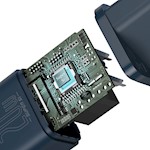 Baseus väggladdare Super Si PD 20W 1x USB-C blå + USB-C – Lightning-kabel