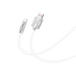 XO-kabel NB227 USB – USB-C 1,2 m 6A vit
