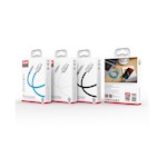 XO-kabel NB227 USB – USB-C 1,2 m 6A vit