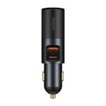 Baseus bilopladdare Share Together PD 120W 1x USB 1x USB-C grå med tändarsuttag