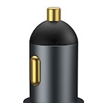 Baseus bilopladdare Share Together PD 120W 1x USB 1x USB-C grå med tändarsuttag