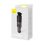 Baseus bilopladdare Share Together PD 120W 1x USB 1x USB-C grå med tändarsuttag