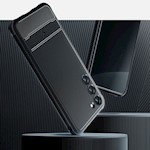 Spigen Rugged Armor fodral till Samsung Galaxy S23 matt svart