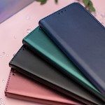Smart Magnetfodral för Samsung Galaxy S25 Plus mörkgrön