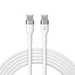 För alltid flexibel kabel USB-C – USB-C 2,0 m 60W vit