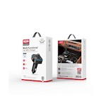 XO-sändare FM BCC08 Bluetooth MP3 bil-laddare 3,1A svart