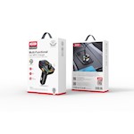 XO-sändare FM BCC09 Bluetooth MP3 bil-laddare 25W svart