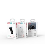 XO bil-laddare TZ10 2x USB 2,4A svart + USB-C-kabel