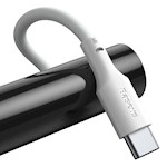 Baseus sladd Enkel Visdom USB – USB-C 1,5 m 5A vit 2 st
