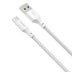 Baseus sladd Enkel Visdom USB – USB-C 1,5 m 5A vit 2 st