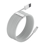 Baseus-kabel Simple Wisdom USB – Lightning 1,5 m 2,4A vit 2 st
