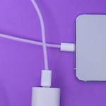 Maxlife MXUC-06 sladd USB-C – USB-C 1,0 m 20W lila nylon