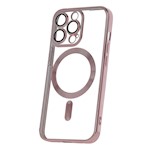 Färg Chrome Mag-fodral för iPhone 13 Pro 6,1" roséguld