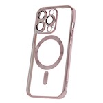 Färg Chrome Mag-fodral för iPhone 14 Pro 6,1" roséguld
