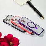 Mag Ring-fodral för iPhone 13 6,1″ i lila
