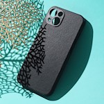 Svart och vitt fodral för Xiaomi Redmi 12c / Redmi 11a svart