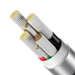 Baseus kabel Explorer USB – USB-C 1,0 m svart automatisk avstängning 100W